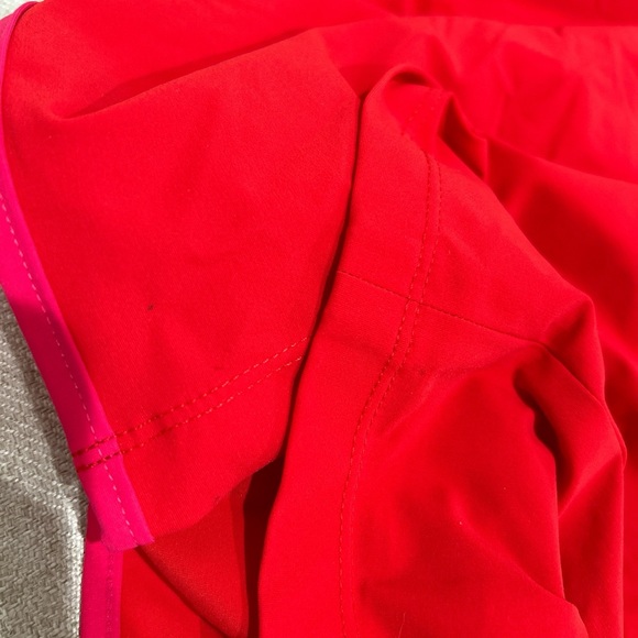 Marcia Tchikiboum side split red midi dress - Picture 7 of 8